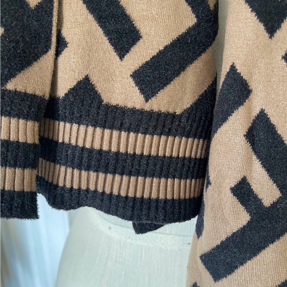 Fendi Ff Multicolor Wool & Viscose Shawl - image 4